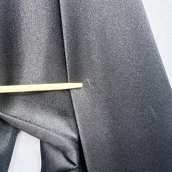 VTG 80s Black Jumpsuit Women 9/10 Sequin Disco Witchy Goth Party NYE Glam Goddes - Picture 15 of 16